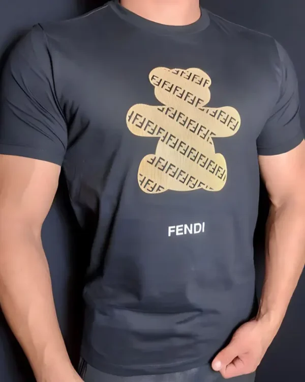 Camiseta Masculina Inspiração Fendi