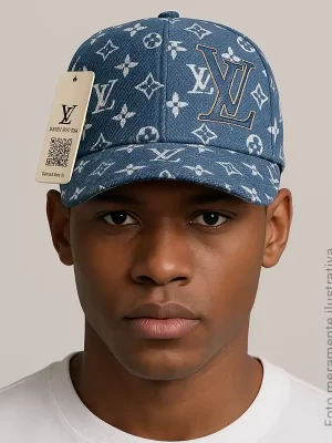 Boné Louis Vuitton Azul