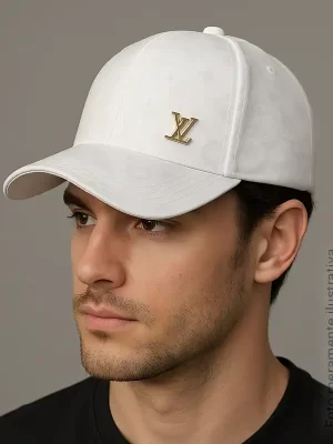 Boné Louis Vuitton Branco