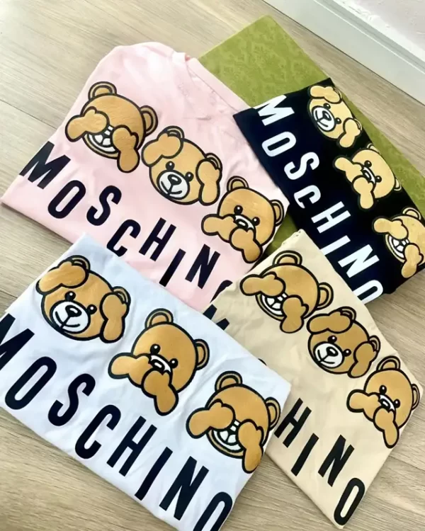 T-Shirt Feminina Moschino Urso